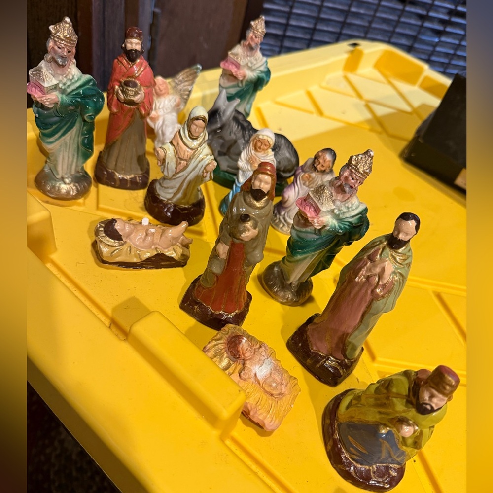 Colorful Nativity Figurine Set